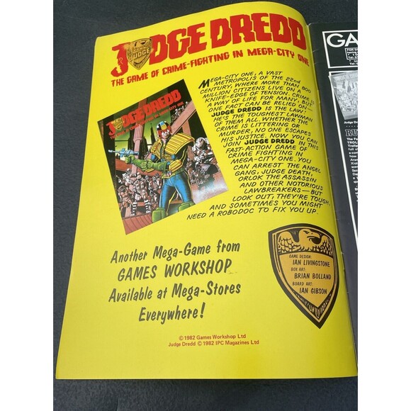 White Dwarf No. 36 Nov 82 Games Workshop / Judge Dredd / Traveller / D&D / RQ - Picture 4 of 4